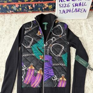 ✨RARE🐴 NWT RALPH LAUREN Quilted Equestrian Jacket